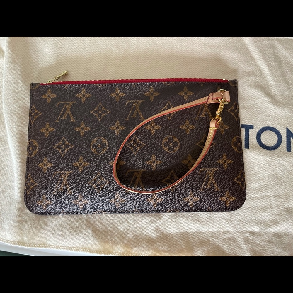 Authentic Louis Vuitton wristlet mm